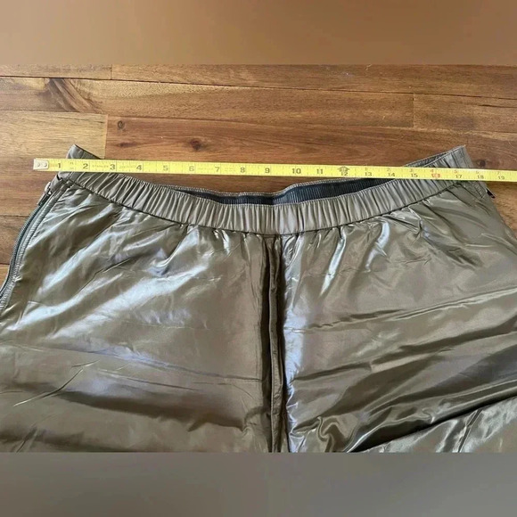 Patagonia micro puff army green pants full leg zip - Picture 4 of 9